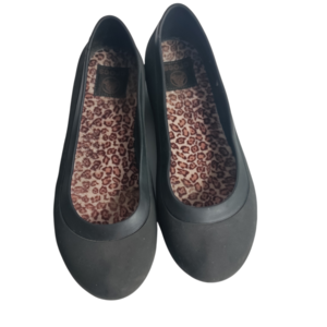 Crocs black flats size 8
